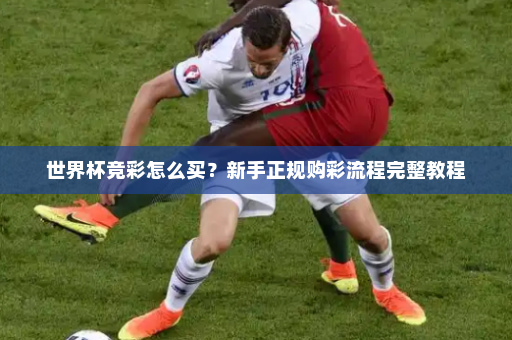 世界杯竞彩怎么买?新手正规购彩流程完整教程