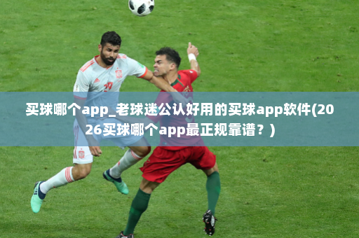 买球哪个app_老球迷公认好用的买球app软件(2026买球哪个app最正规靠谱?)