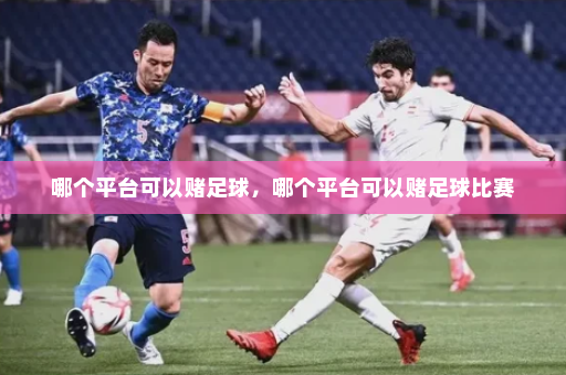 哪个平台可以赌足球,哪个平台可以赌足球比赛