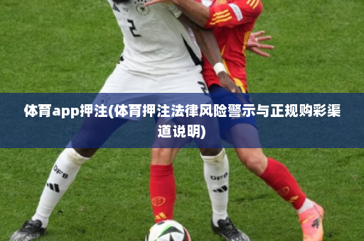 体育app押注(体育押注法律风险警示与正规购彩渠道说明)