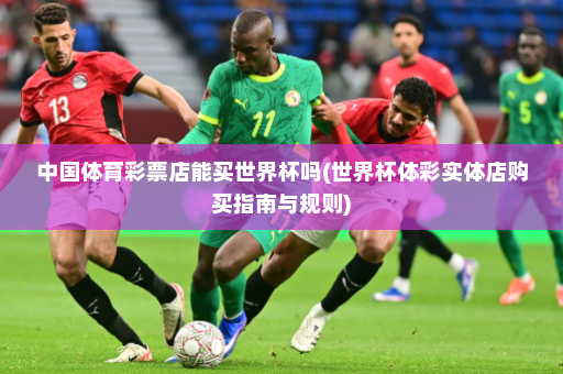 中国体育彩票店能买世界杯吗(世界杯体彩实体店购买指南与规则)