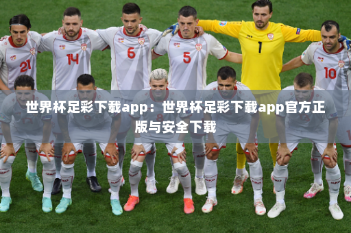 世界杯足彩下载app:世界杯足彩下载app官方正版与安全下载