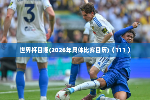 世界杯日期(2026年具体比赛日历)(111 )