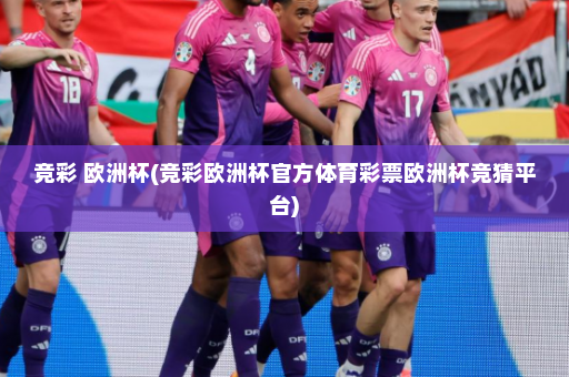 竞彩 欧洲杯(竞彩欧洲杯官方体育彩票欧洲杯竞猜平台)