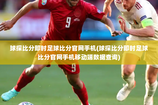 球探比分即时足球比分官网手机(球探比分即时足球比分官网手机移动端数据查询)