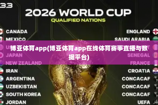 博亚体育app(博亚体育app在线体育赛事直播与数据平台)