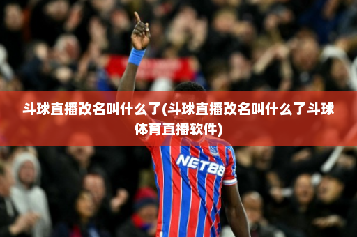 斗球直播改名叫什么了(斗球直播改名叫什么了斗球体育直播软件)